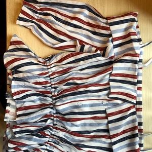 Off the shoulder quarter sleeve top